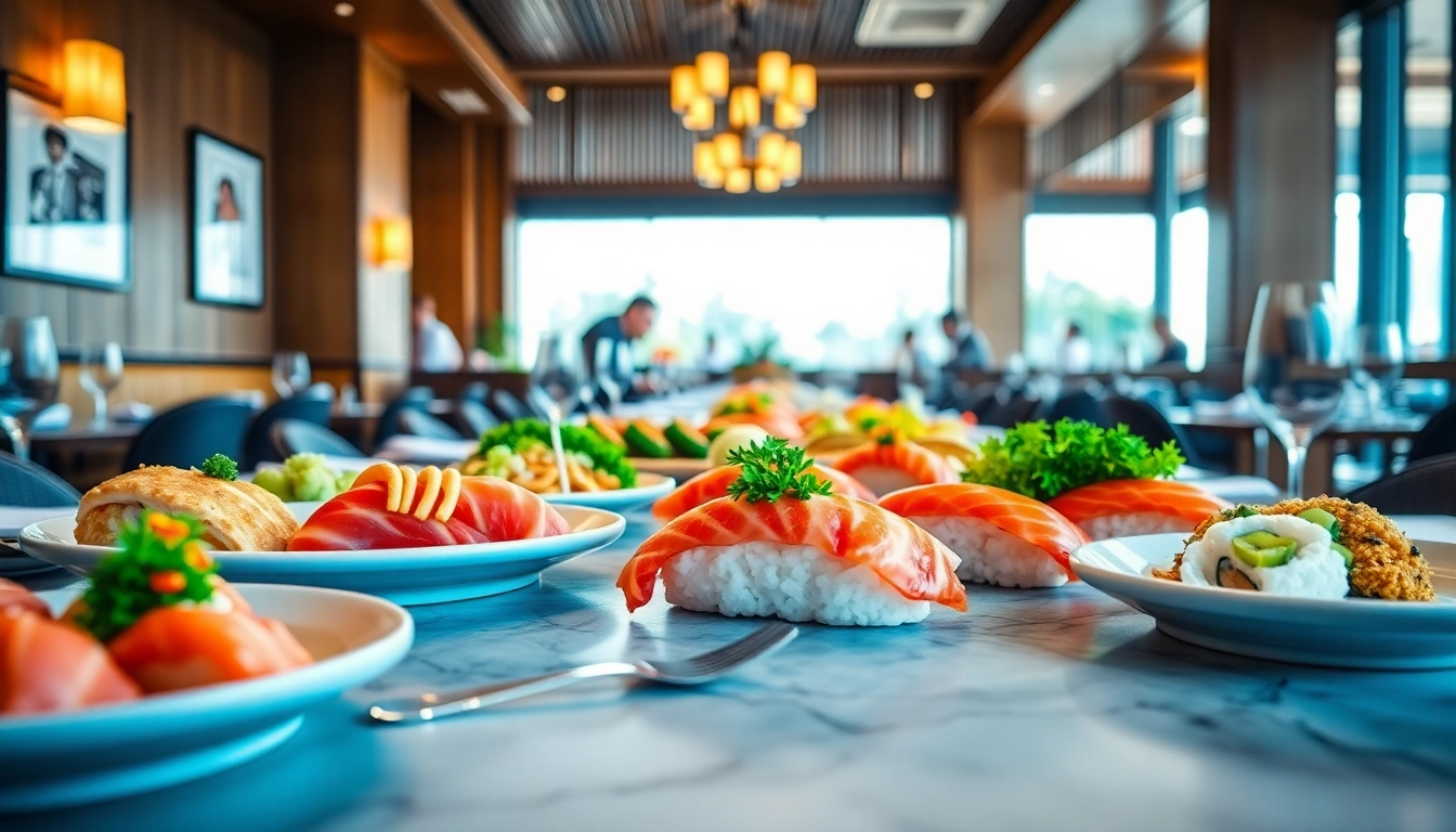 MISTER HOKI serves beautifully plated fresh sushi in a welcoming restaurant setting.